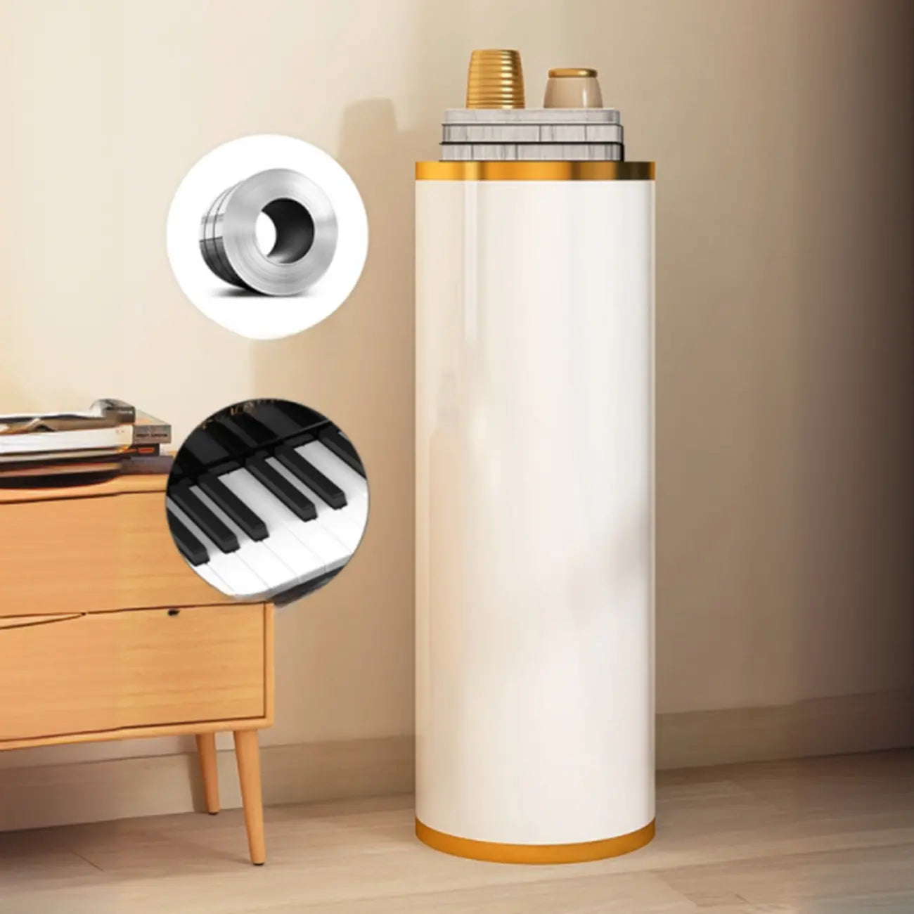 Rotatable Cylindrical Metal Shoe Storage Cabinet