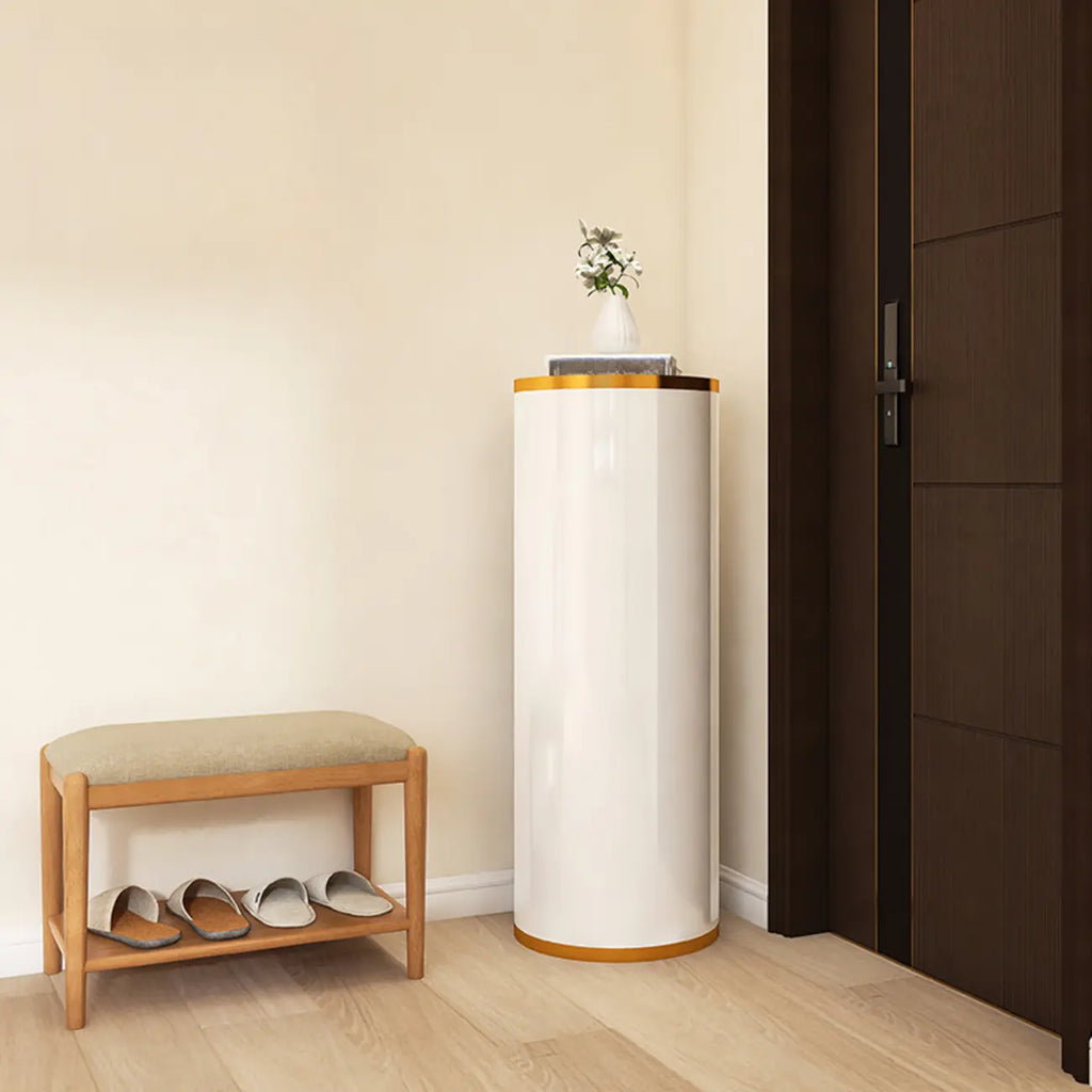 Rotatable Cylindrical Metal Shoe Storage Cabinet