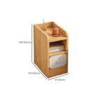 Modern Bedside Table with Drawers - White Nightstand