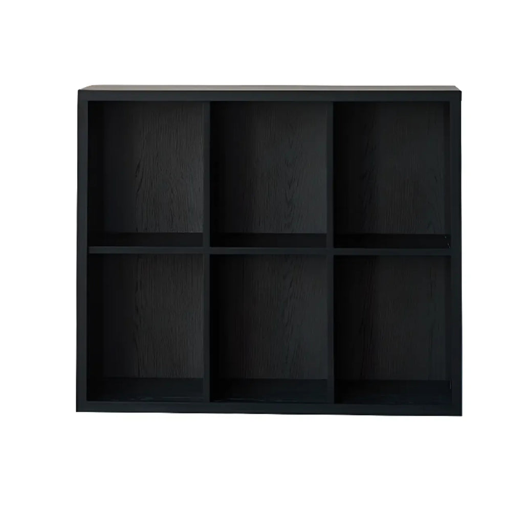 Black Horizontal Bookcases Cube Organizer Closed Back