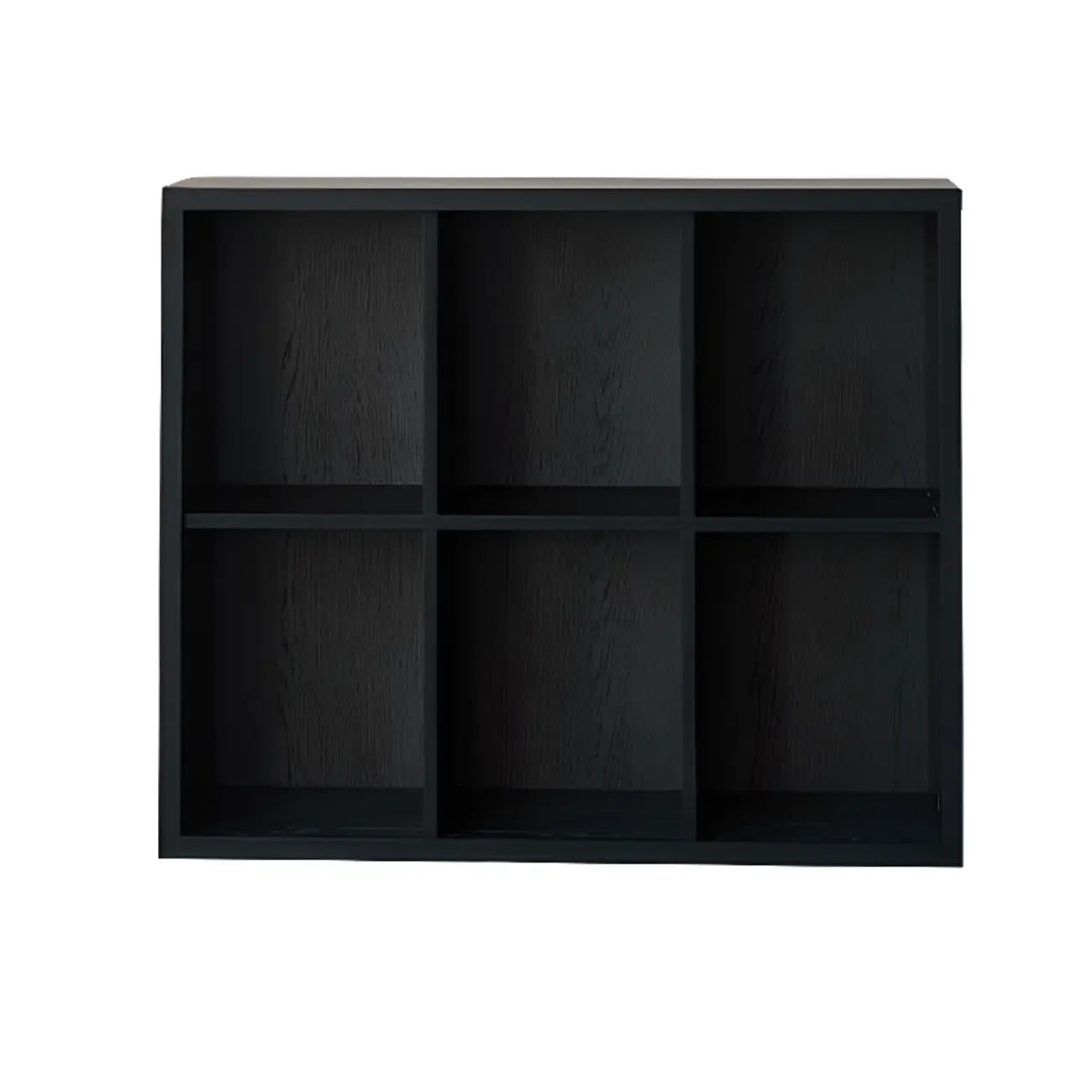 Black Horizontal Bookcases Cube Organizer Closed Back