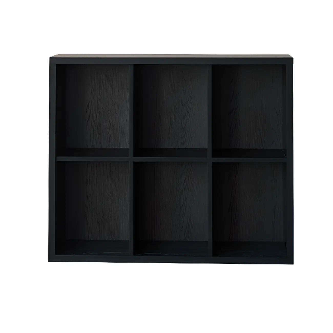 Black Horizontal Bookcases Cube Organizer Closed Back