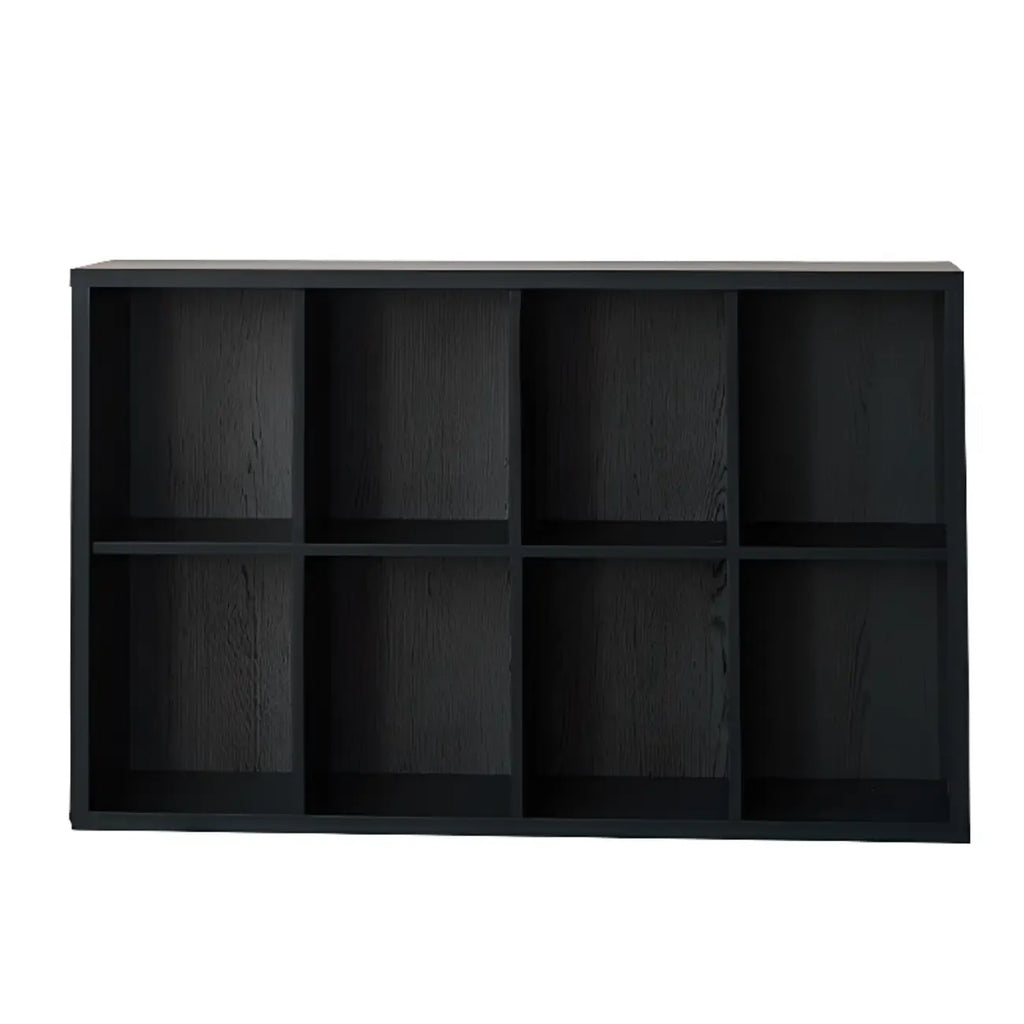Black Horizontal Bookcases Cube Organizer Closed Back