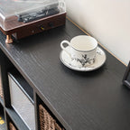 Black Horizontal Bookcases Cube Organizer Closed Back