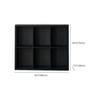Black Horizontal Bookcases Cube Organizer Closed Back