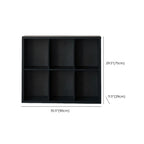Black Horizontal Bookcases Cube Organizer Closed Back