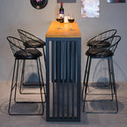 Modern Natural Pine Fixed Top Bar Tables