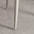 Contemporary Light Gray Plastic Saddle Low Back Bar Stools