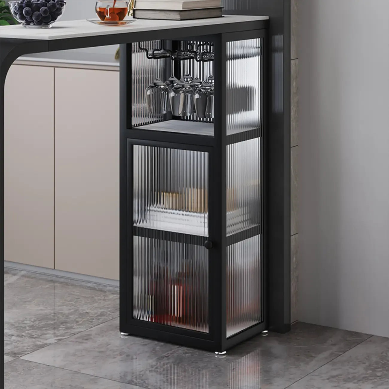 Modern Scratch Resistant Granite Top Pub Table for Kitchen