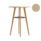 Modern Fixed Top Bamboo Orbicular Bar Tables