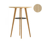 Modern Fixed Top Bamboo Orbicular Bar Tables