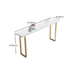 Modern White High Bar Table with Fixed Top for Dining and Bars
