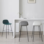 Modern Metal Elegant Comfort Bar Stool with Sleek Design