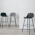 Modern Metal Elegant Comfort Bar Stool with Sleek Design