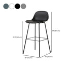 Modern Metal Elegant Comfort Bar Stool with Sleek Design