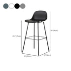 Modern Metal Elegant Comfort Bar Stool with Sleek Design