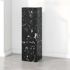 Minimalist Marble Square Block End Table