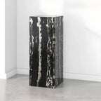Minimalist Marble Square Block End Table