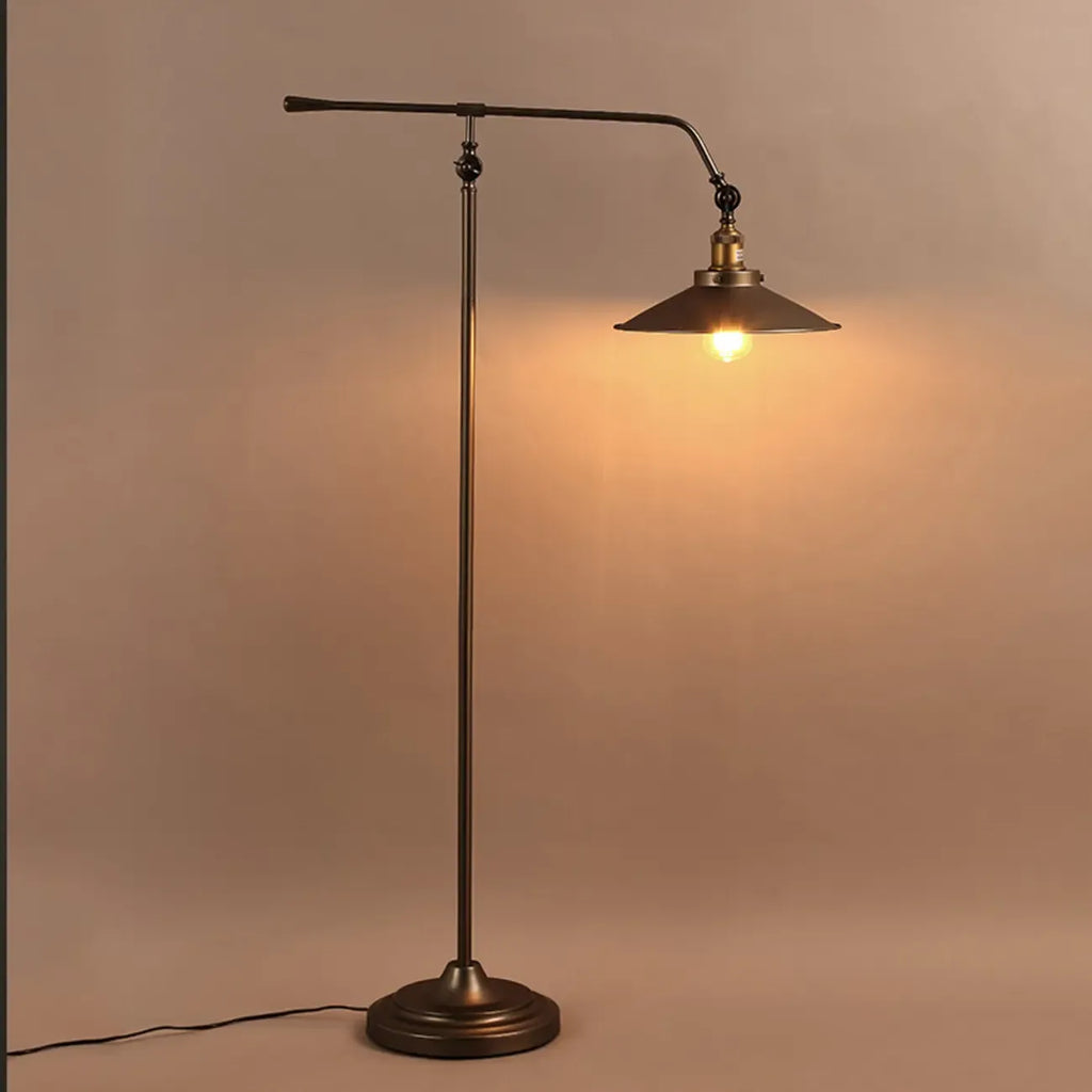 Adjustable Industrial Retro Metal Standing Floor Lamp