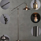 Adjustable Industrial Retro Metal Standing Floor Lamp