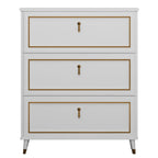 Grey Wooden Drop Front Shoe Cabinet with Adjustable Shelves