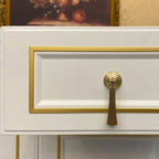 Grey Wooden Drop Front Shoe Cabinet with Adjustable Shelves