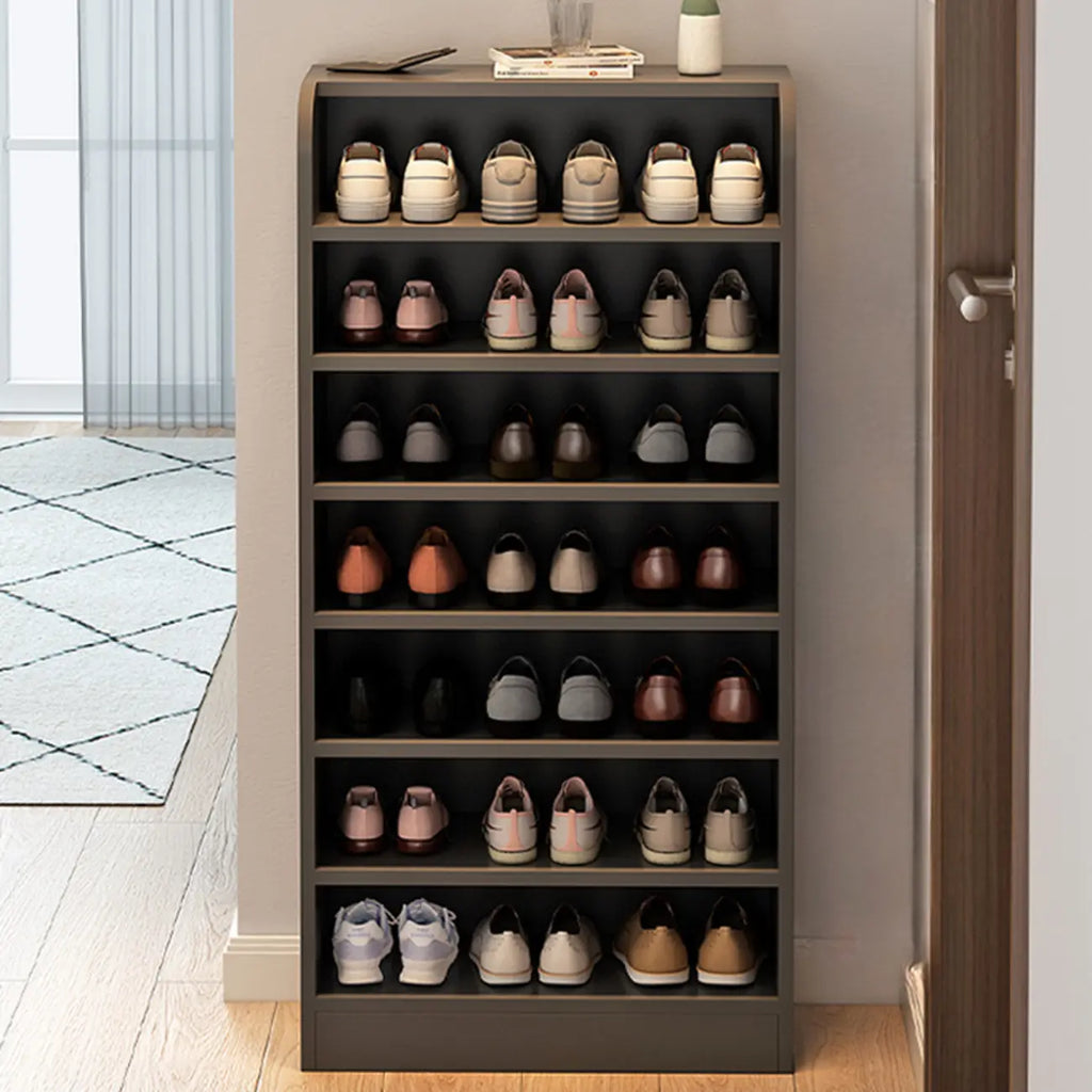 Functional Adjustable Multi-Layer Wooden Shoe Rack Organizer