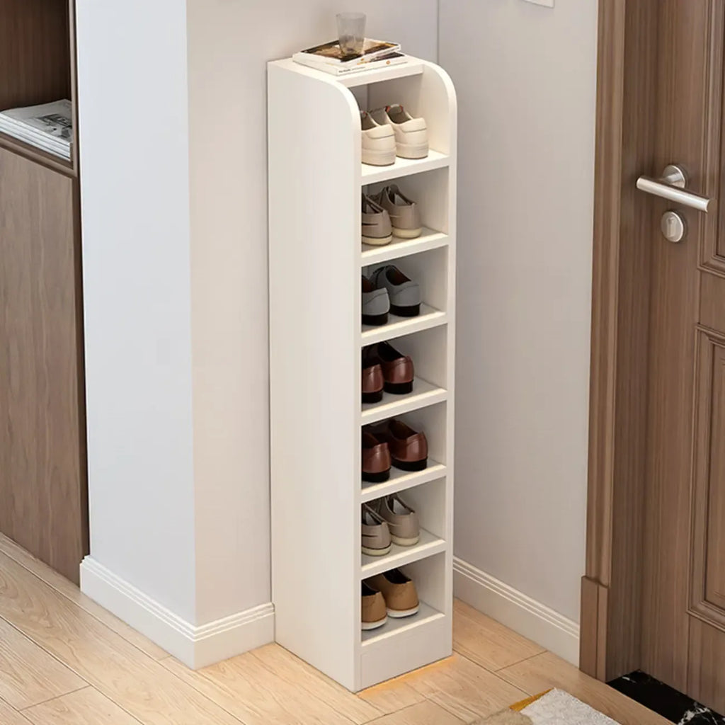 Functional Adjustable Multi-Layer Wooden Shoe Rack Organizer