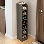 Functional Adjustable Multi-Layer Wooden Shoe Rack Organizer