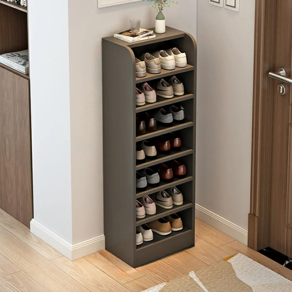 Functional Adjustable Multi-Layer Wooden Shoe Rack Organizer