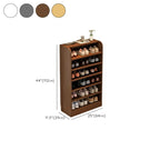 Functional Adjustable Multi-Layer Wooden Shoe Rack Organizer