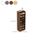 Functional Adjustable Multi-Layer Wooden Shoe Rack Organizer