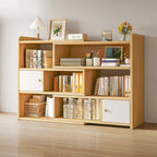Modern Wood Adjustable Horizontal Bookcase Cube Organizer