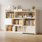Modern Wood Adjustable Horizontal Bookcase Cube Organizer