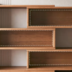 Modern Wood Adjustable Horizontal Bookcase Cube Organizer