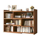 Modern Wood Adjustable Horizontal Bookcase Cube Organizer