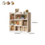Modern Wood Adjustable Horizontal Bookcase Cube Organizer
