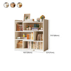 Modern Wood Adjustable Horizontal Bookcase Cube Organizer
