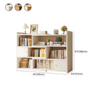 Modern Wood Adjustable Horizontal Bookcase Cube Organizer