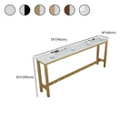 Modern White Metal Fixed Top Design Bar Tables