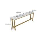 Modern White Metal Fixed Top Design Bar Tables