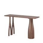 Stylish Brown Natural Wooden Bar Table for Home Bistro