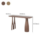 Stylish Brown Natural Wooden Bar Table for Home Bistro