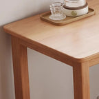 Modern Rubberwood Bar Tables with Trestle Base