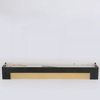 Contemporary Outdoor Plastic Beige LED Wall Sconce
