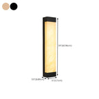 Contemporary Outdoor Plastic Beige LED Wall Sconce