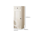 Narrow Entryway Vertical Adjustable Wood Shoe Storage Cabinet