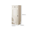 Narrow Entryway Vertical Adjustable Wood Shoe Storage Cabinet