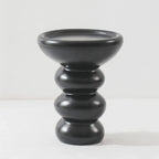 Minimalist Fiberglass Round End Table for Living Room