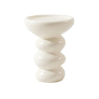Minimalist Fiberglass Round End Table for Living Room